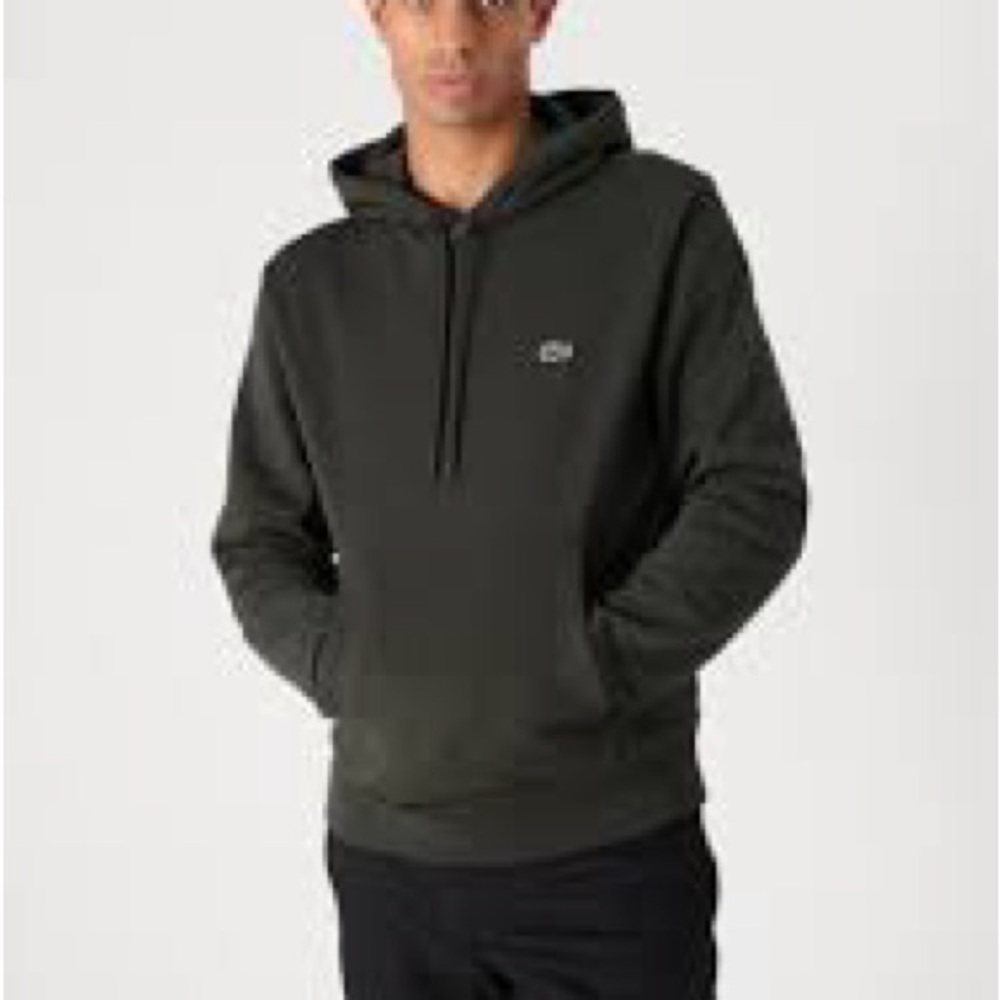 Lacoste Men's Dark light Grey Hoodie.